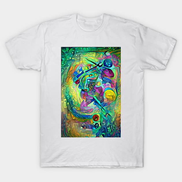 Green Flames T-Shirt by Dturner29